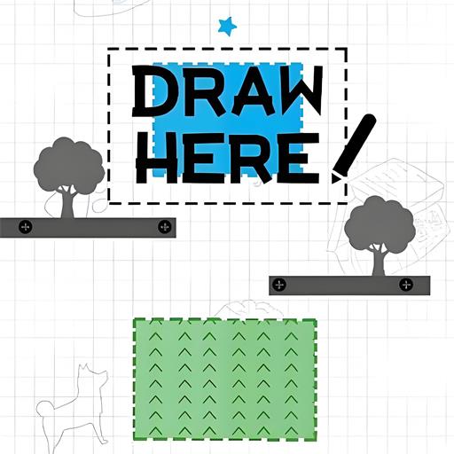 Play Draw Here - Creativity mental refresher game